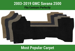 Lloyd Ultimat Front Row Carpet Mat for 2003-2019 GMC Savana 2500 