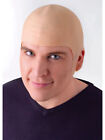 Realistic Bald Head Rubber Uncle Fester Skin-head Baldy Funny Fancy Dress Prop