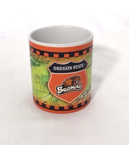 NCAA Oregon State University College Beavers OSU Coffee Mug Corvallis Map Cover