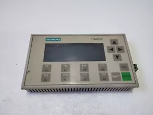 6AV6 640-0AA00-0AX0 6AV6640-0AA00-0AX0 Siemens TD400C pannello di testo 1 pz display HMI - Foto 1 di 6