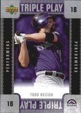 2007 Upper Deck Triple Play Performers #TPHA Travis Hafner  