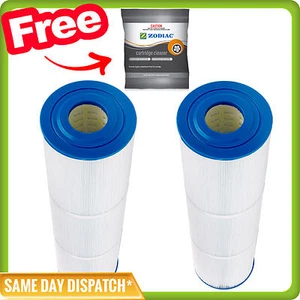 2 x ZODIAC TITAN / EMAUX CF50 CARTRIDGE FILTER ELEMENT-GENERIC + FILTER CLEANER - Picture 1 of 1