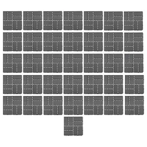 36 Stck. Terrassenfliese ineinandergreifende Holzboden Pflastersteine Fliesen Outdoor 12 Zoll x 12 Zoll - Bild 1 von 44