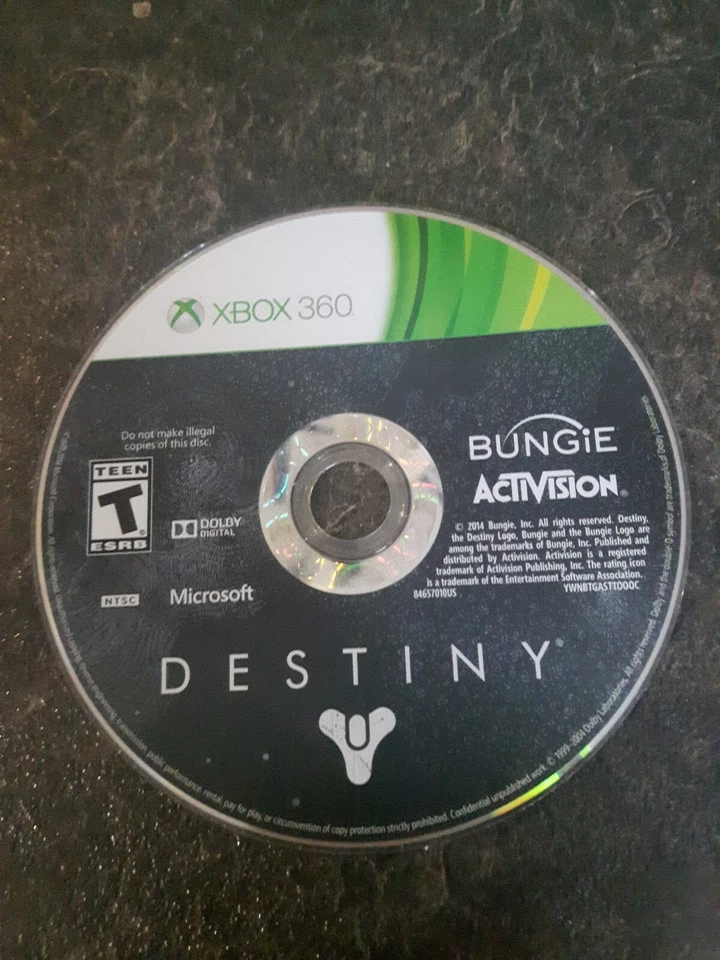 Destiny 2014 Xbox 360 Game Good Condition (Disc Only) - Image 1 of 1
