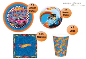 Hot Wheels Party Pack 40 Piece 8 Person Value Pack Party Supplies FAST SHIPPING - Picture 1 of 1