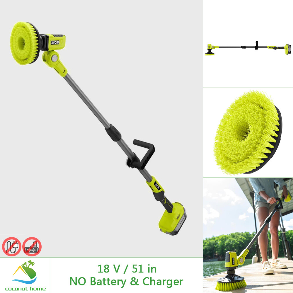 RYOBI 18V Telescoping Power Scrubber 51 