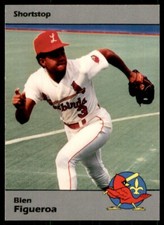 1990 Louisville Red Birds Bien Figueroa Louisville Redbirds #15