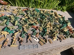 Lot petits soldats divers en plastique + japonais à identifier - Picture 1 of 15