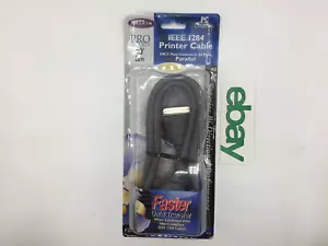 Belkin IEEE 1284 Pro Series 10’ Printer Cable 3M PC COMPATIBLE DB25 Male - Picture 1 of 3