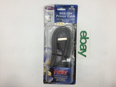 Belkin IEEE 1284 Pro Series 10’ Printer Cable 3M  PC COMPATIBLE DB25 Male - Image 1 of 3