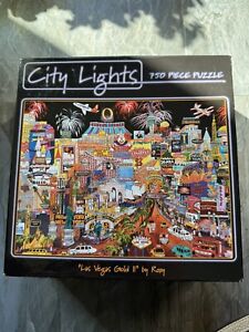 Ceaco City Lights “Las Vegas Gold II” By Roxy 750 Piece Puzzle