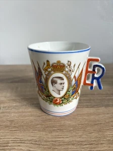 VINTAGE WINDSOR CHINA CUP CORONATION OF KING EDWARD - Picture 1 of 9