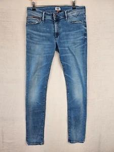 Jeans uomo Tommy Hilfiger regular slim denim conico lavaggio medio W33 L34 - Foto 1 di 12
