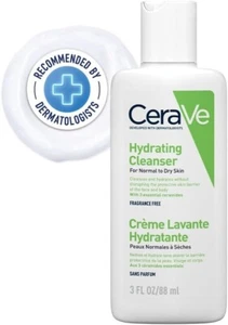CeraVe Travel Size Hydrating Cleanser for Normal to Dry Skin 88ml - Picture 1 of 7