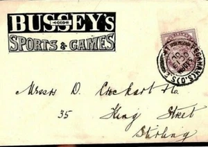 GB ADVERT COVER *Bussey's SPORT & GAMES* London 1900 {samwells-covers}T67b - Picture 1 of 6