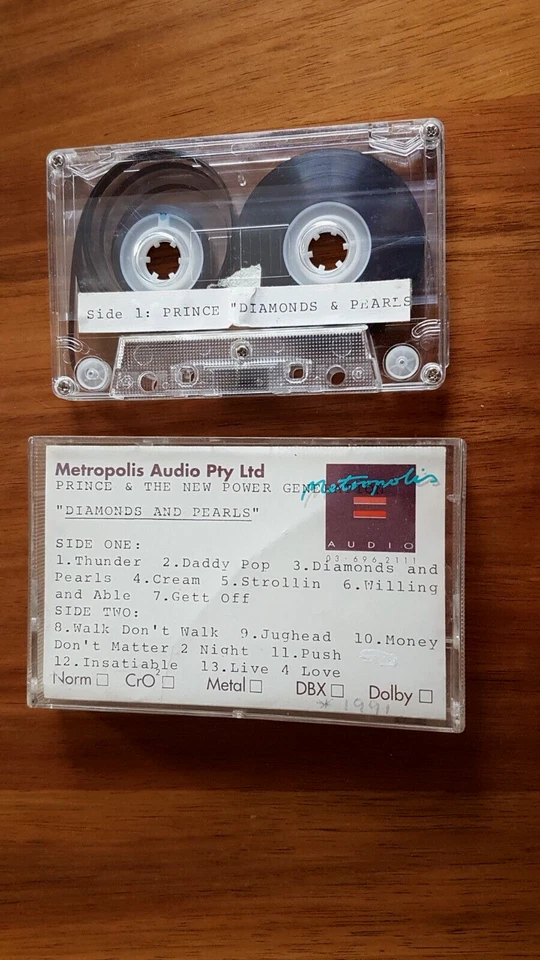 RARE PRINCE AND THE NEW POWER GENERATION PROMO DIAMONDS & PEARLS CASSETTE TAPE - Image 1 of 2