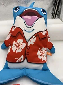 Wild Republic DOLPHIN Plush Pillowkins Stuffed Animal Hawaiian Pillow 22”x9” BI - Picture 1 of 5