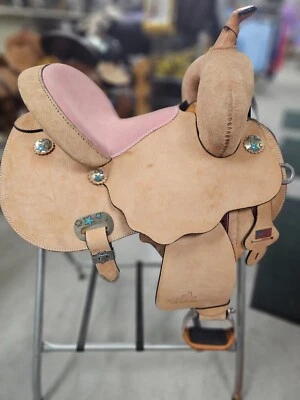 Circle Y Josey Mitchell 青年复仇者 Rodeo 马鞍 MJ87 13 英寸 — 第 1/4 张图片