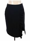 Boutique + JCP Women 22W Black Skirt Ruffle Detail 42"LxL25" evening skirt 22w