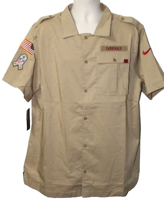 Nueva camisa con botones Nike Arizona Cardinals Salite To Service - Precio de venta sugerido por el fabricante $90 - XL Foto 1 de 4
