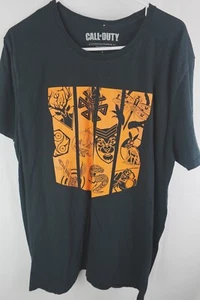 Call Of Duty T-Shirt Erwachsene Large Oberteil Unisex Modell 2018 orange Logo schwarz - Bild 1 von 5