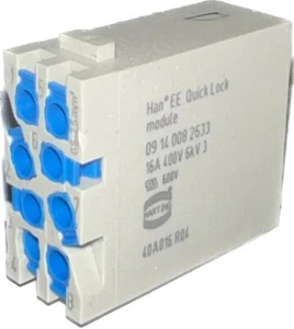 1x Harting Han EE Quick-Lock 09140082633 Buchsenmodul  - Bild 1 von 2