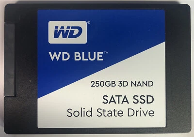 Western Digital WD Blue SSD 250GB 2.5" SATA Solid State Hard Drive WDS250G2B0A - Image 1 of 2