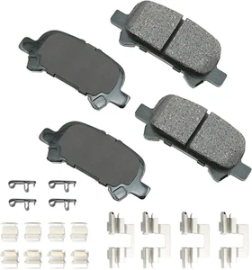 Ultra-Premium Ceramic Rear Disc Brake Pads, GREY - Picture 1 of 1
