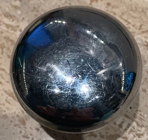 Vintage Türknauf verchromt glänzend Deko rund Alter Gebrauch Patina Ausschlachten Metall Chrom - Bild 1 von 8