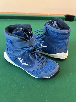 Everlast Elite Boxing Shoes Men Size 6 Blue High Top Sneaker Michelin P00001075 - Image 1 of 4