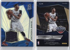 2015-16 Panini Spectra Swatches Silver Prizm /49 Anthony Davis #41