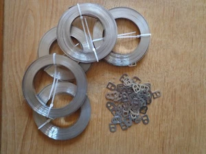 5 colliers inox Ligarex pour cardan, 6 mm 10mètres +100 boucles - Imagen 1 de 1