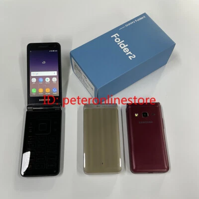 Samsung Galaxy Folder2 SM-G1650 Dual SIM Flip Unlocked SmartPhone - New Unopened - Image 1 of 4