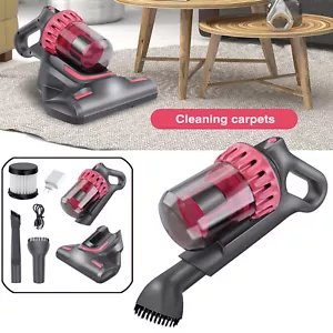 Cordless Mattress Vacuum Cleaner Bed Anti-Dust Mite Dust Vacuum Cleaner UV Light - Picture 1 of 24