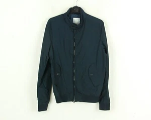 J. LINDEBERG Travis 72 Sports Nylon Mens S Jacket Coat Windbreaker Navy Zip Top - Picture 1 of 5