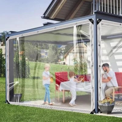 Bâche transparente pour usage extérieur, bâche transparente, protection contre - Image 1 of 4