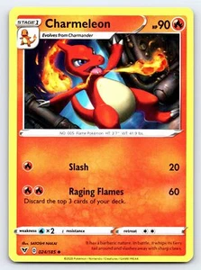 Charmeleon 024/185 Uncommon Vivid Voltage Pokemon Card - NM Near Mint - Picture 1 of 5