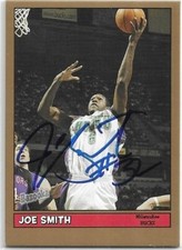 JOE SMITH Autographed Signed 2005-06 Bazooka GOLD card #29 Milwaukee Bucks COA