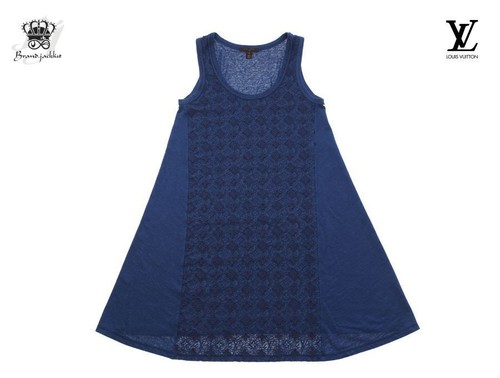 LOUIS VUITTON（LV） Louis Vuitton tunica pezzo unico CA38929 blu scuro taglia S usata bellezza