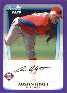 2011 (PHILLIES) Bowman Prospects Purple #BP63 Austin Hyatt