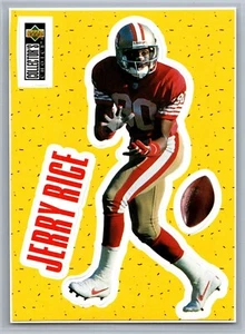 1996 Upper Deck Collector's Choice - Stick-Ums #S11 Jerry Rice - HOF NM-MT - Picture 1 of 2