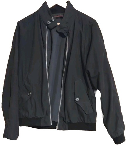 Giacca nera Prada uomo taglia L (Eu 50) si adatta come gli Stati Uniti M Fit.