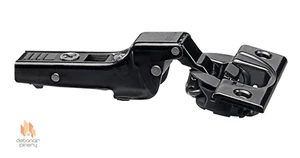 Blum Schrankscharnier 71B3650 Onyx schwarz Soft Close Half Overlay Scharnier & Platte - Bild 1 von 2