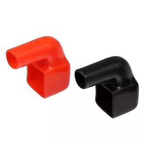 1 Pair Battery Terminal Insulation Covers 40mm Length 10mm 0.39" Car Battery ... - Picture 1 of 7