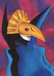  ORIGINAL 1/1 Klonoa Ghadius ACEO Sketch Card Video Game Fan Art - Picture 1 of 2