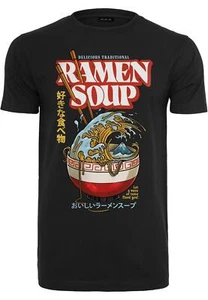 Mister Tee Ramen Soup Tee Herren T-Shirt Oberteil Baumwolle Jersey Print Japan - Picture 1 of 4
