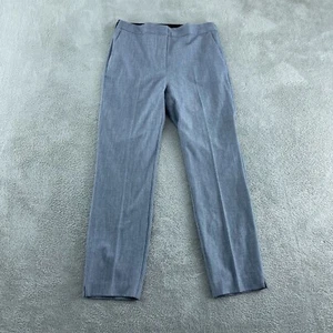 Zara Womens Slim Fit Gray Trousers Size L Polyester & Viscose Blend NWT 2952 - Picture 1 of 11