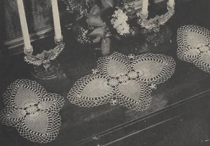 vintage, Pineapple Whirl Doily Set crochet pattern instructions - Picture 1 of 1
