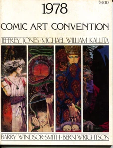 1978 Comic Art Convention Program-NYC Comic Con-Jeff Jones- Kaluta-Wrightson=... - Zdjęcie 1 z 1