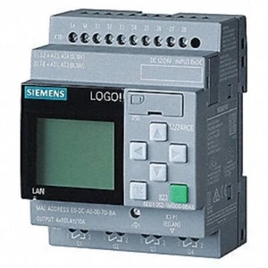 Siemens LOGO! PLC 24VDC, 8 DI/4 DO Relé, Ethernet, Pantalla, Ampliable - Imagen 1 de 1